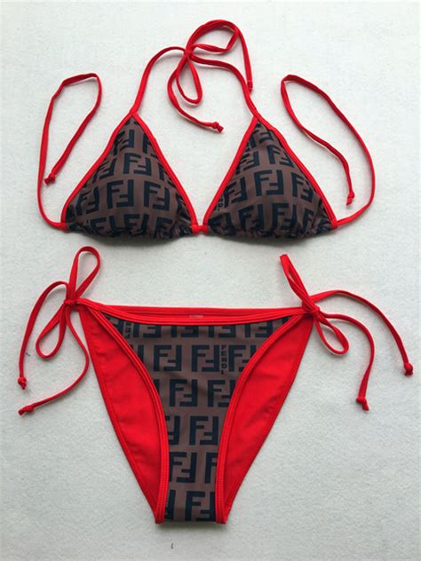 fendi fake swimsuit|Fendi neon bikini.